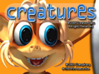 Creatures title screen for Playstation